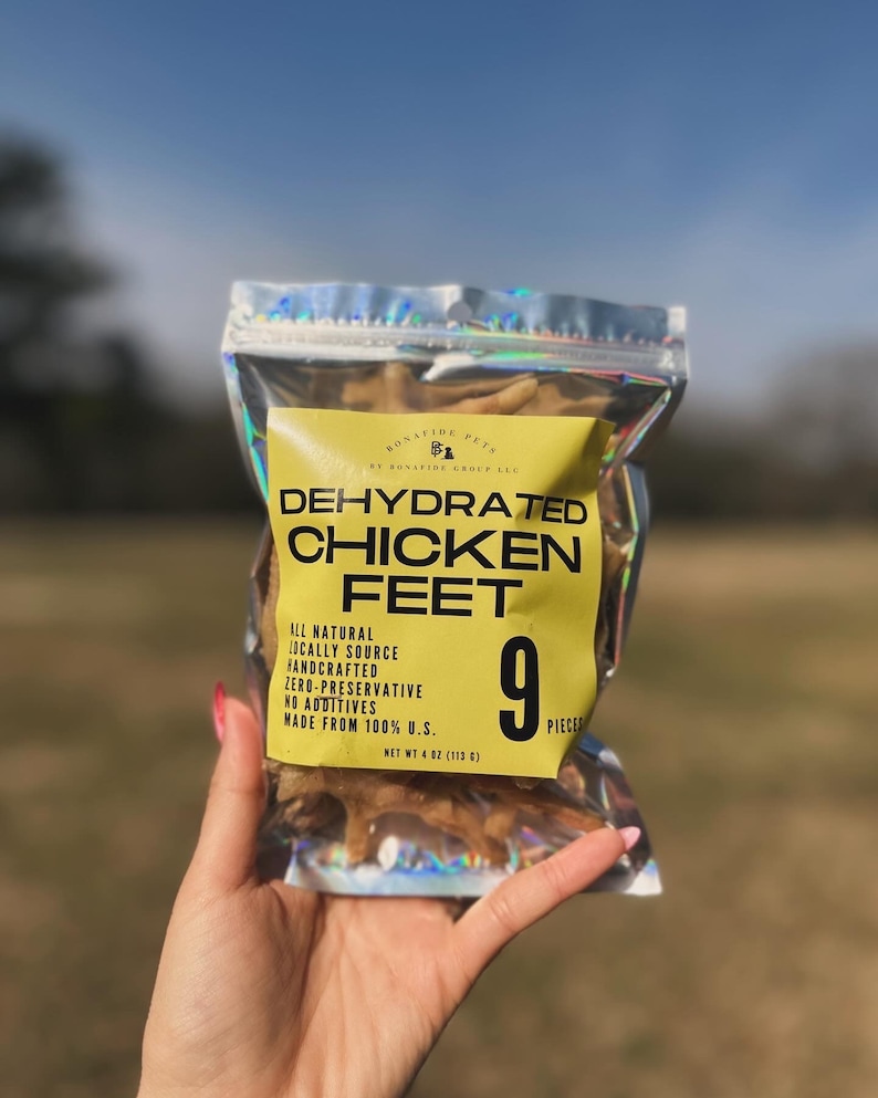 Dehydrated Chicken Feet — original Bonafide Pets Etsy photograph 1