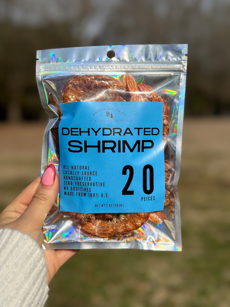 Dehydrated Shrimp — original Bonafide Pets Etsy photograph 1