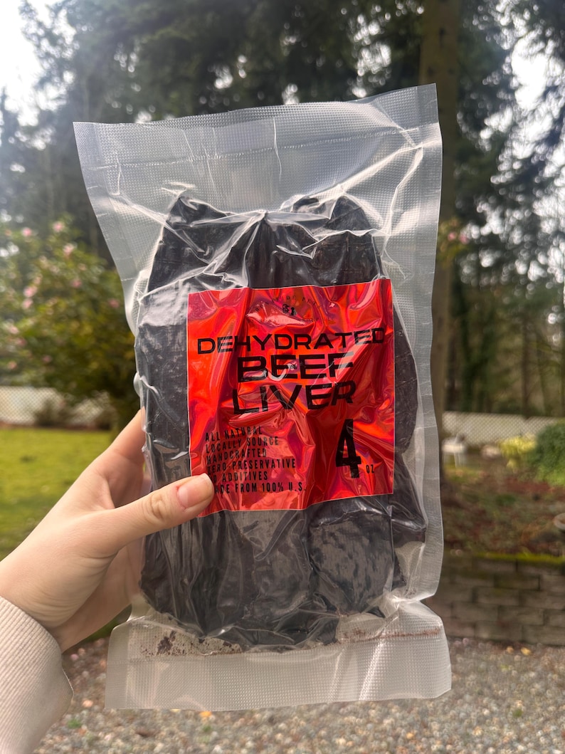 Dehydrated Beef Liver — Bulk — original Bonafide Pets Etsy photograph 1
